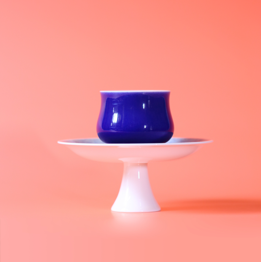 Narcissus Tea Cup — Stillwater Blue